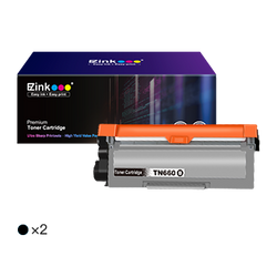 Brother TN660 TN630 Compatible Toner Cartridge (2 Black)