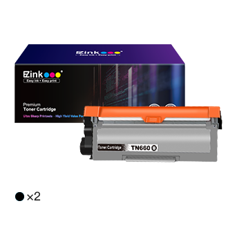 Brother TN660 TN630 Compatible Toner Cartridge (2 Black)