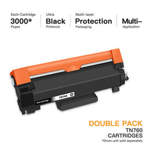 Brother TN760 TN730 Compatible Toner Cartridge (1 Black)