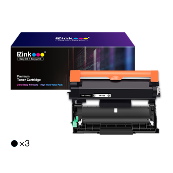 Brother TN760 TN730 DR730 Compatible Toner Cartridge and Drum Unit (2 Toner, 1 Drum Unit)