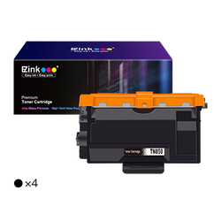 Brother TN850 TN820 Compatible Toner Cartridge (4 Black)
