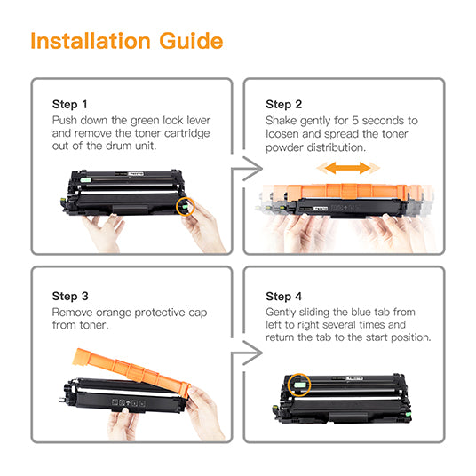 v4ink TN227 Toner Cartridge Remanufactured Replacement for Brother TN227  TN223 TN 223BK 227C 227M 227Y High Yield Toner for Brother HL L3210CW