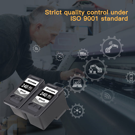 Canon 240XL PG-240XL Remanufactured Ink Cartridge (2 Black) | E-Z Ink