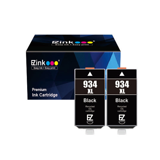 2 Cartouches D'encre Compatibles HP 934XL Noir - Neuves Sous Emballage - Génériques Performantes